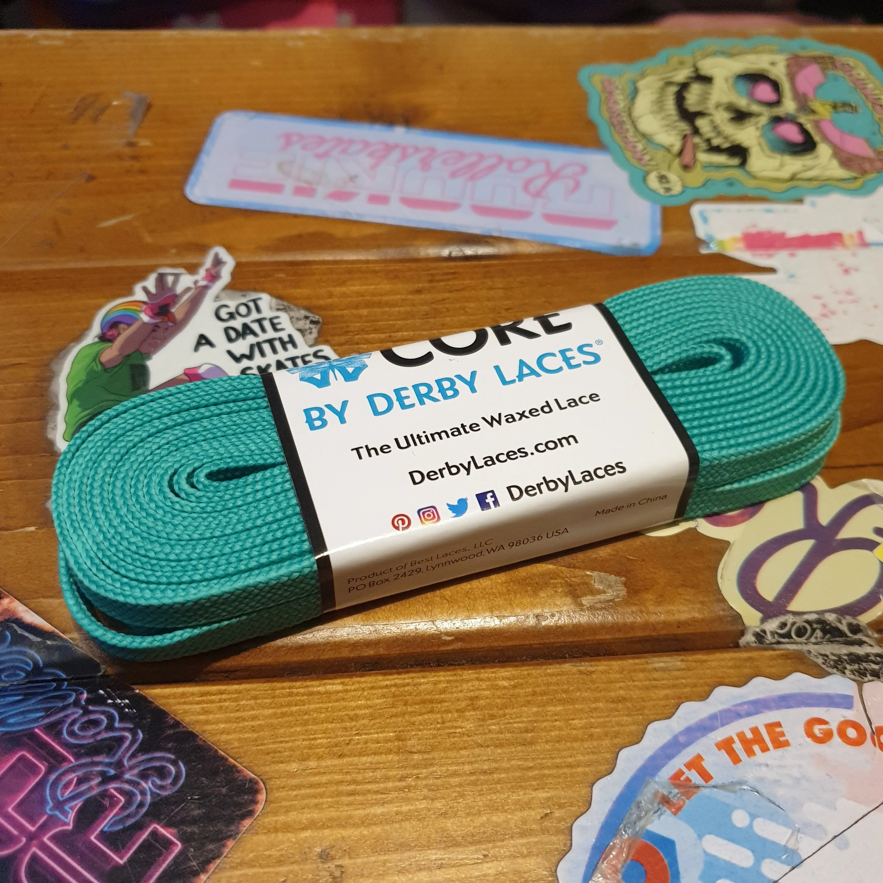 108''/274cm SOLID COLOUR Waxed Derby Laces