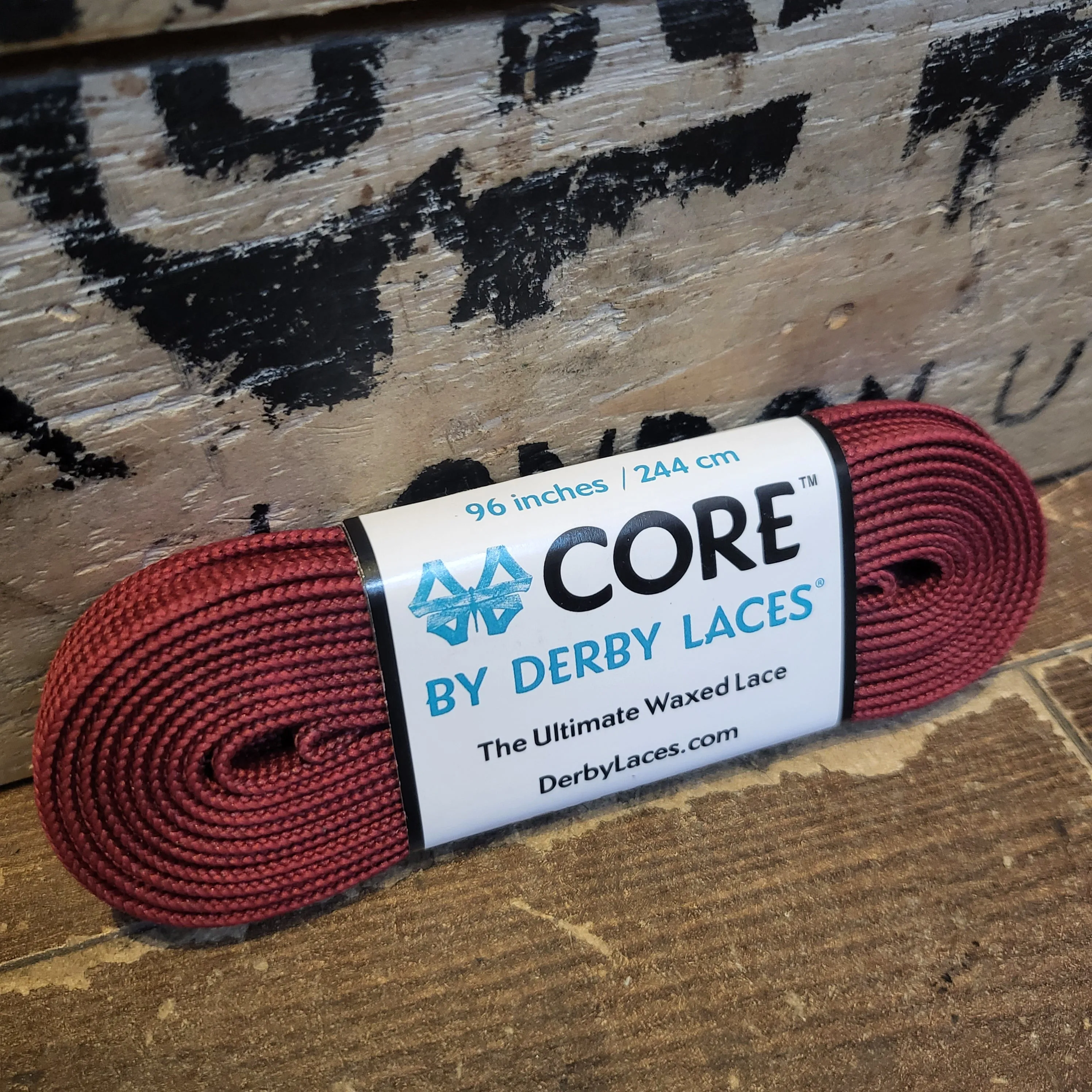 108''/274cm SOLID COLOUR Waxed Derby Laces