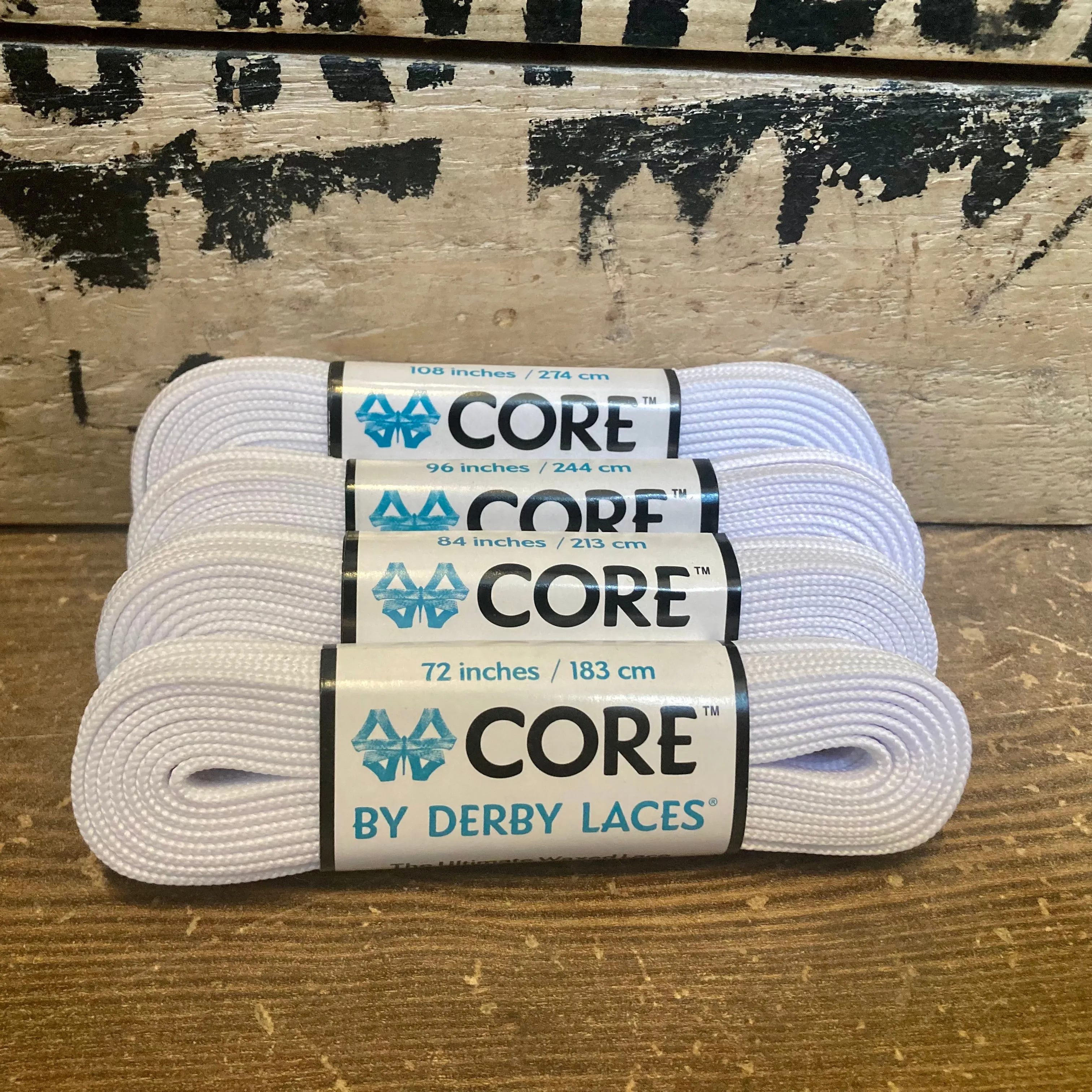 108''/274cm SOLID COLOUR Waxed Derby Laces