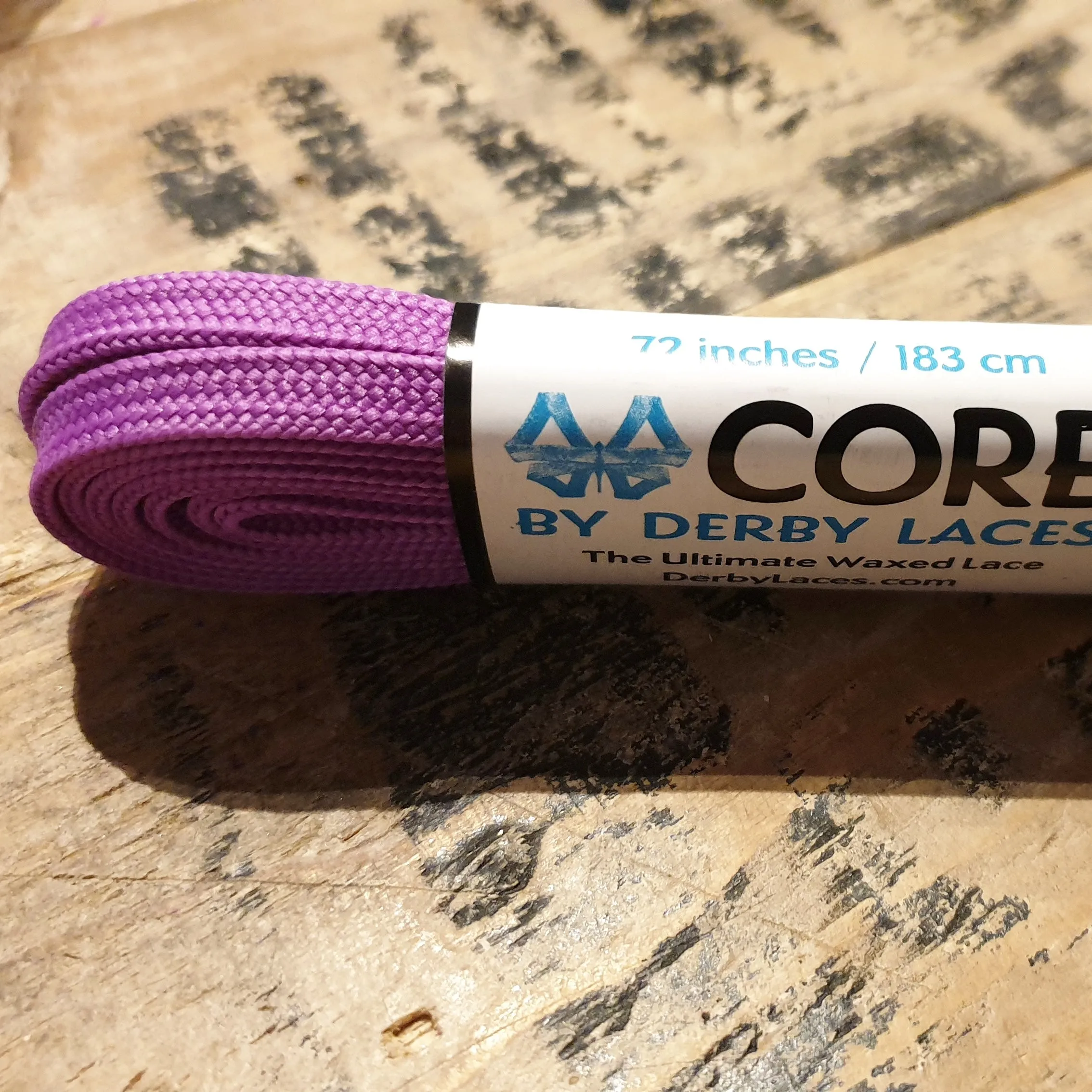 108''/274cm SOLID COLOUR Waxed Derby Laces