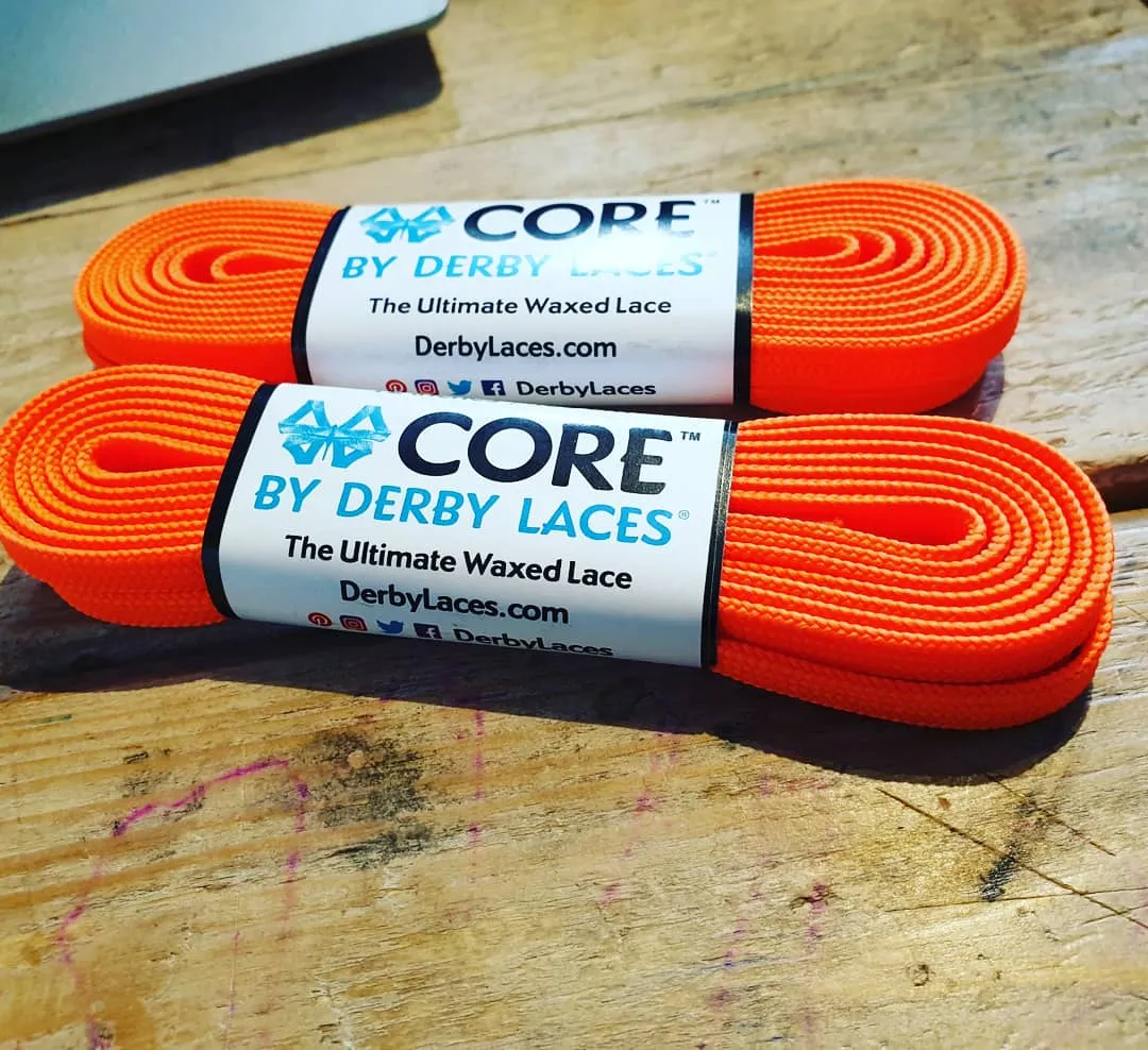 108''/274cm SOLID COLOUR Waxed Derby Laces