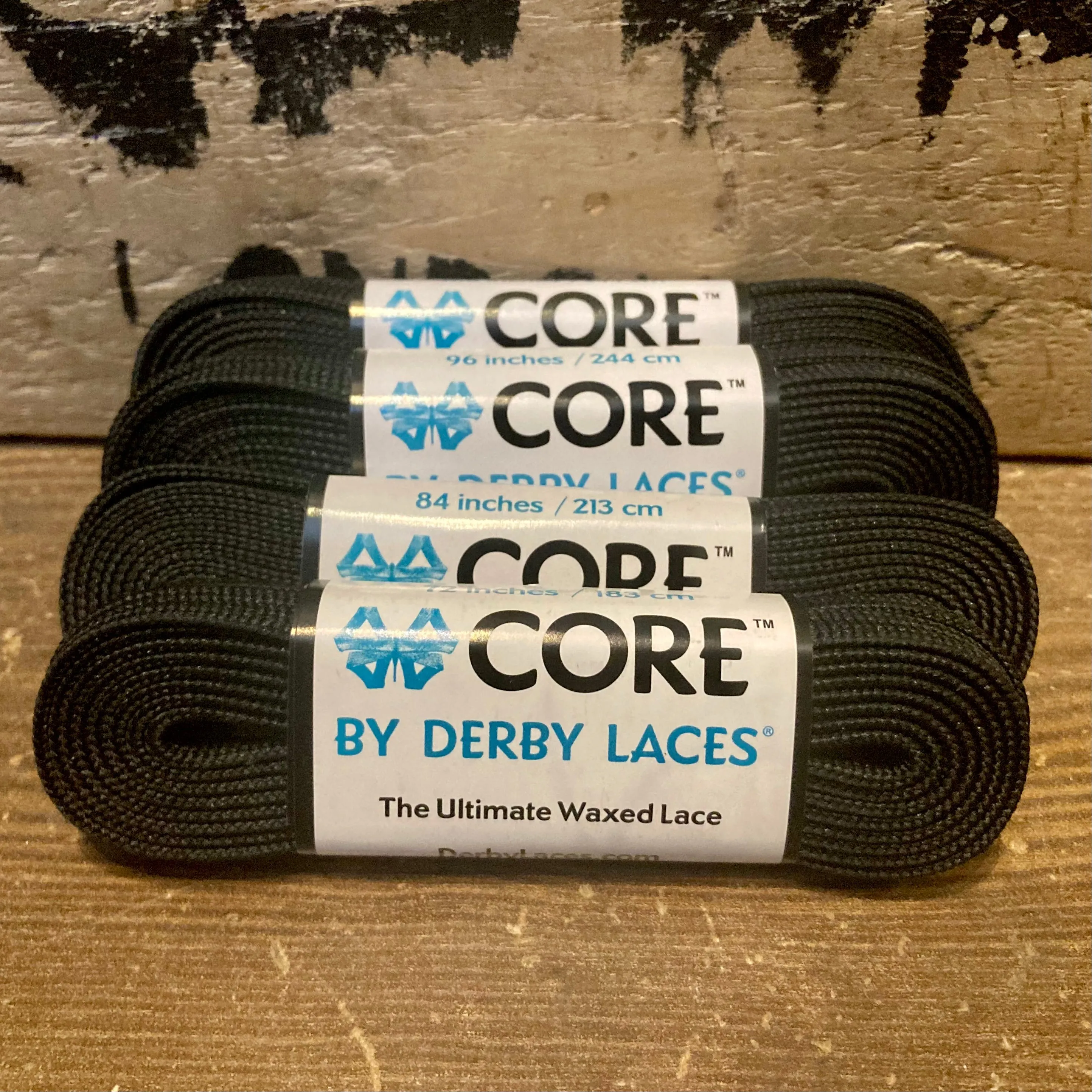 108''/274cm SOLID COLOUR Waxed Derby Laces