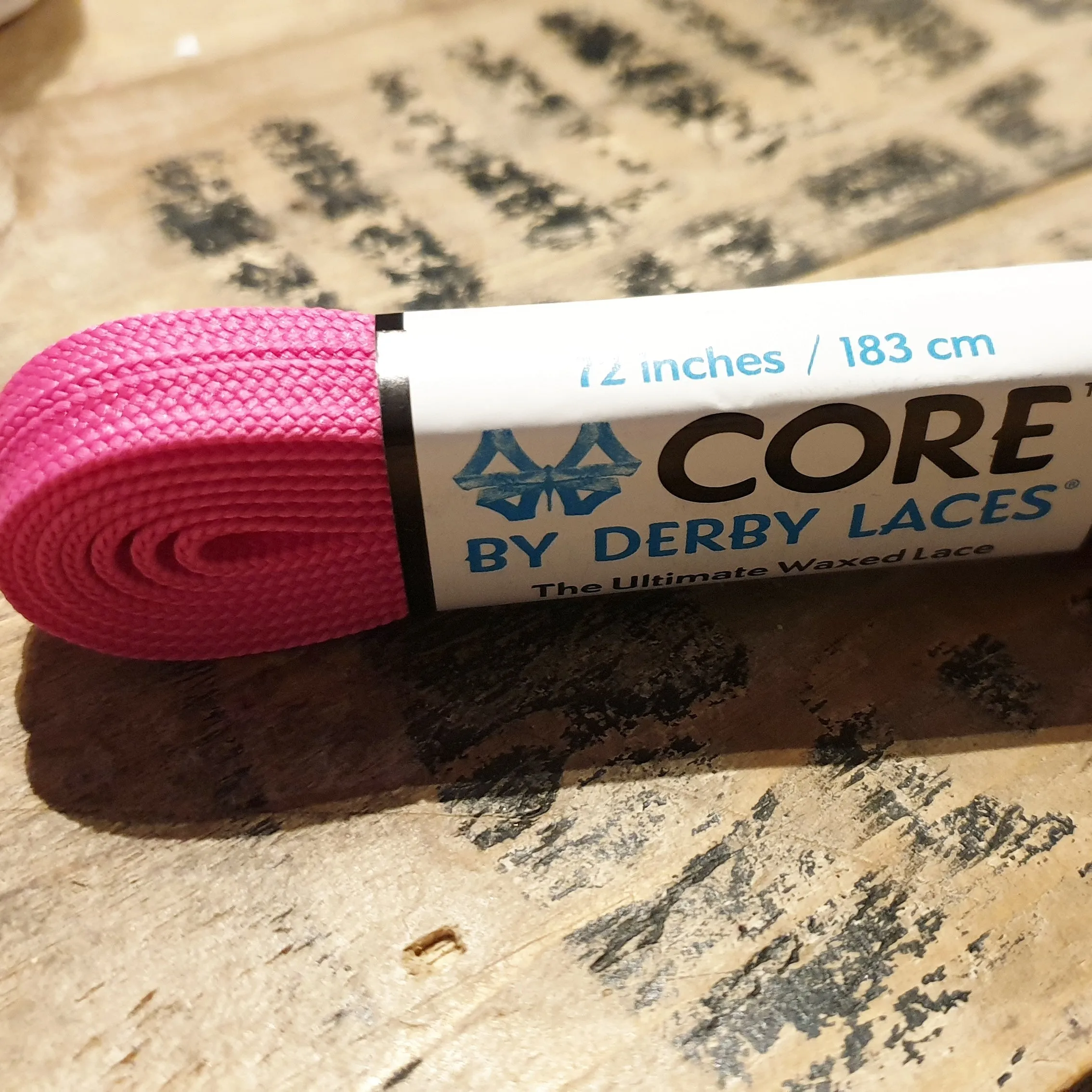 108''/274cm SOLID COLOUR Waxed Derby Laces