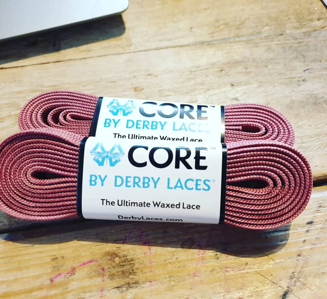 108''/274cm SOLID COLOUR Waxed Derby Laces