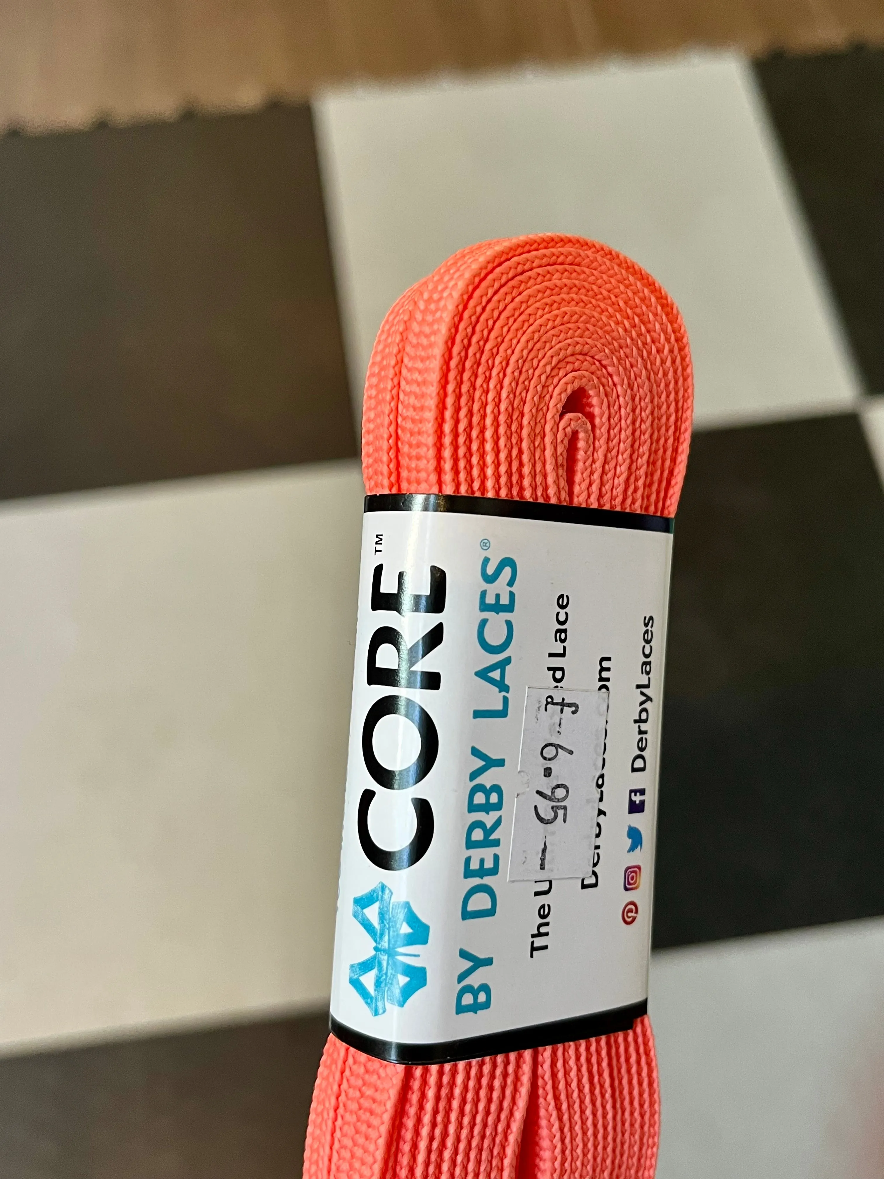 108''/274cm SOLID COLOUR Waxed Derby Laces