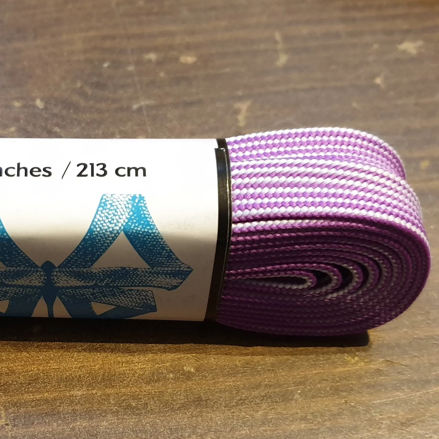 108''/274cm STYLE PATTERNED Waxed Derby Laces