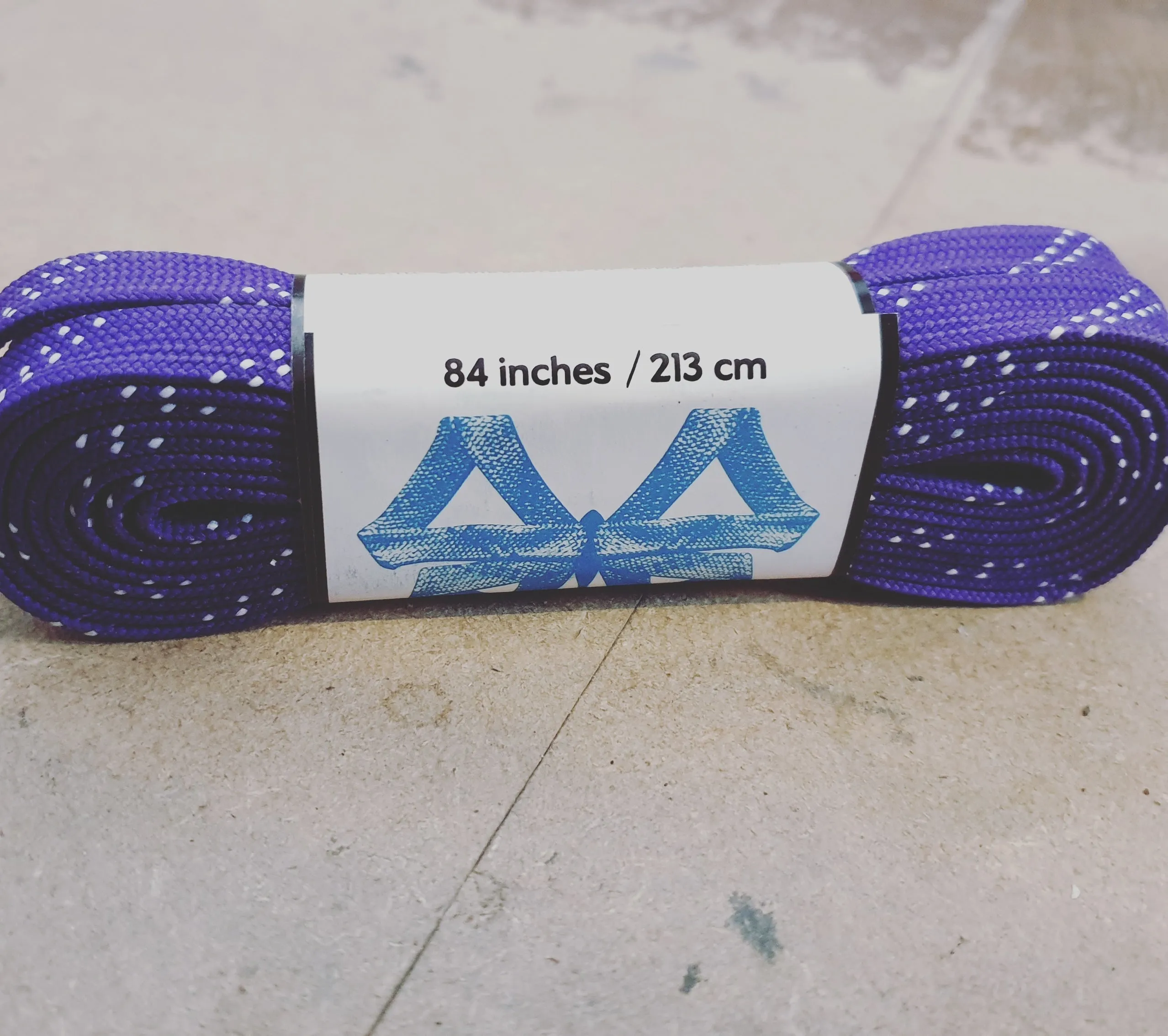 108''/274cm STYLE PATTERNED Waxed Derby Laces