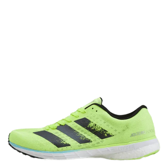 Adizero Adios 5 M Solar Yellow / Core Black / Clear Aqua