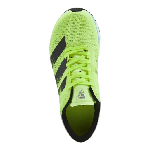 Adizero Adios 5 M Solar Yellow / Core Black / Clear Aqua
