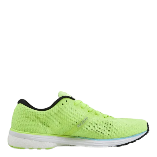 Adizero Adios 5 M Solar Yellow / Core Black / Clear Aqua