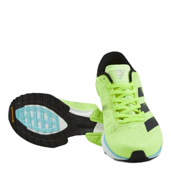 Adizero Adios 5 M Solar Yellow / Core Black / Clear Aqua