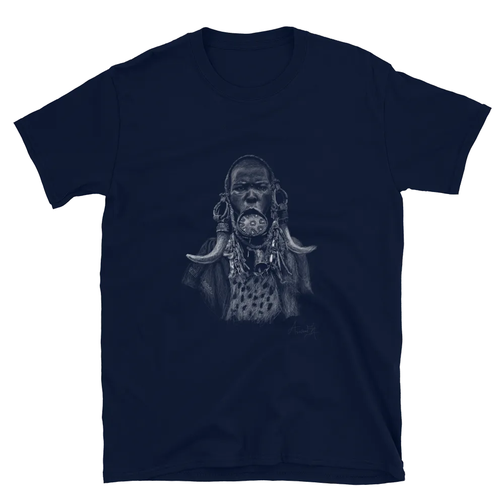 African Beauty by Samuel Friday - T-Shirt