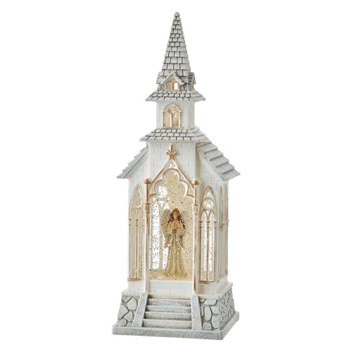 Angel Lighted Water Church