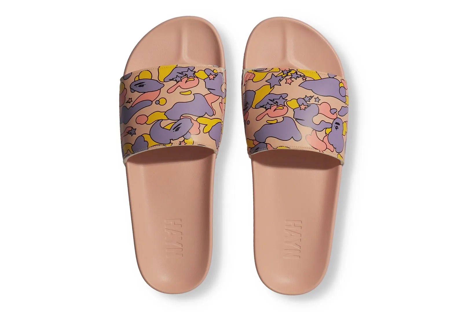 BAPE X HAYN STA CAMO SLIDES - PINK