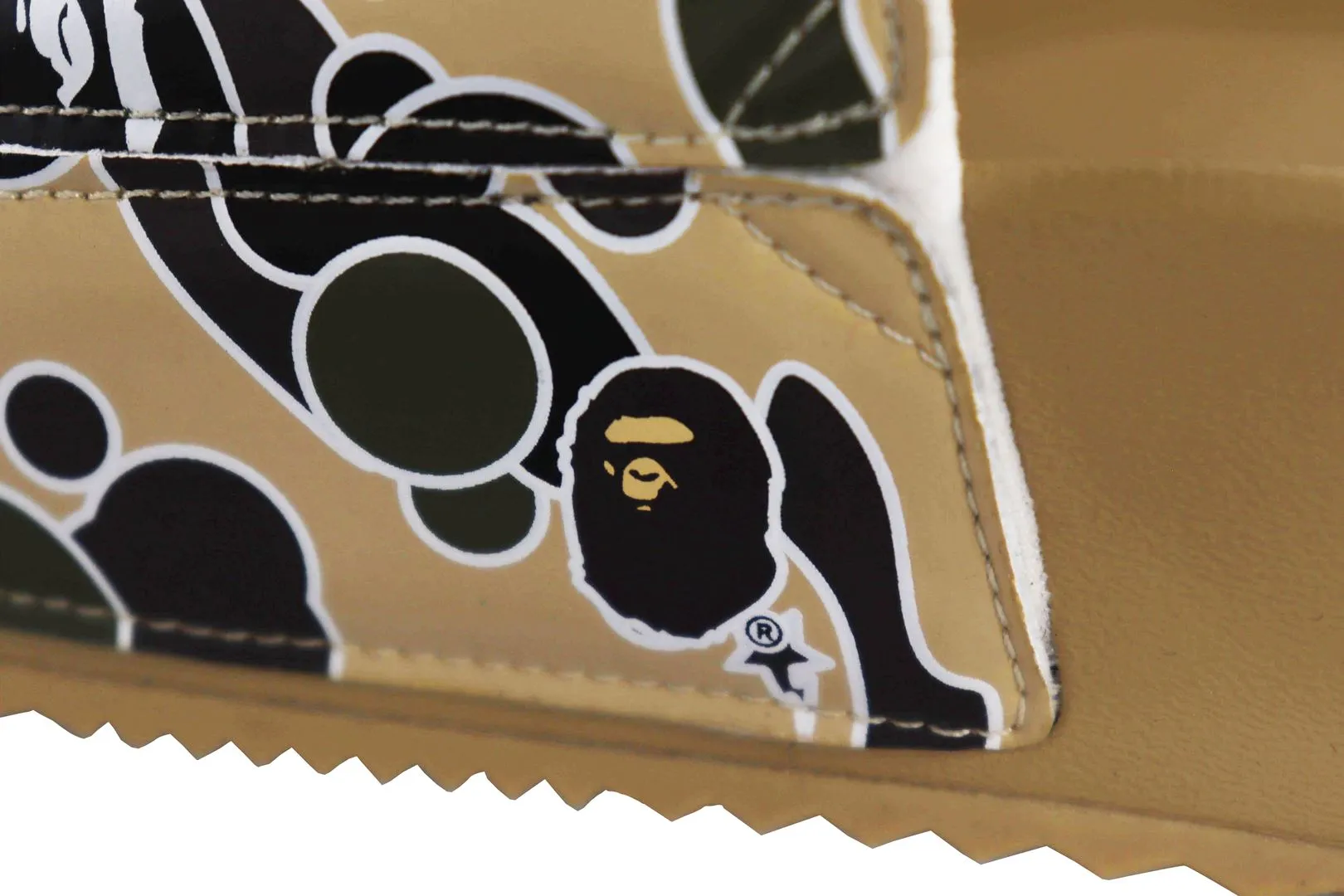 BAPE X HAYN STA CAMO SLIDES - YELLOW