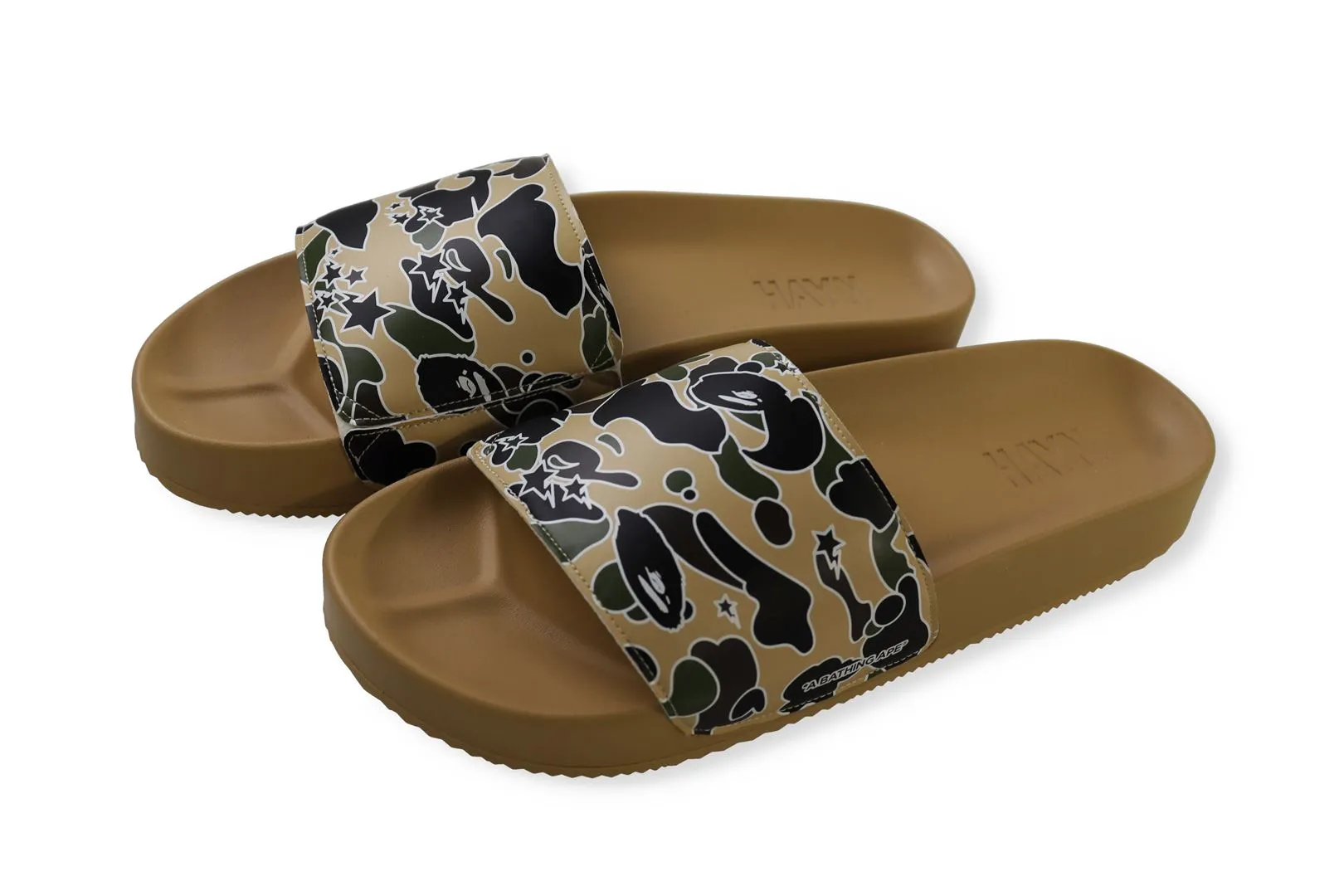 BAPE X HAYN STA CAMO SLIDES - YELLOW