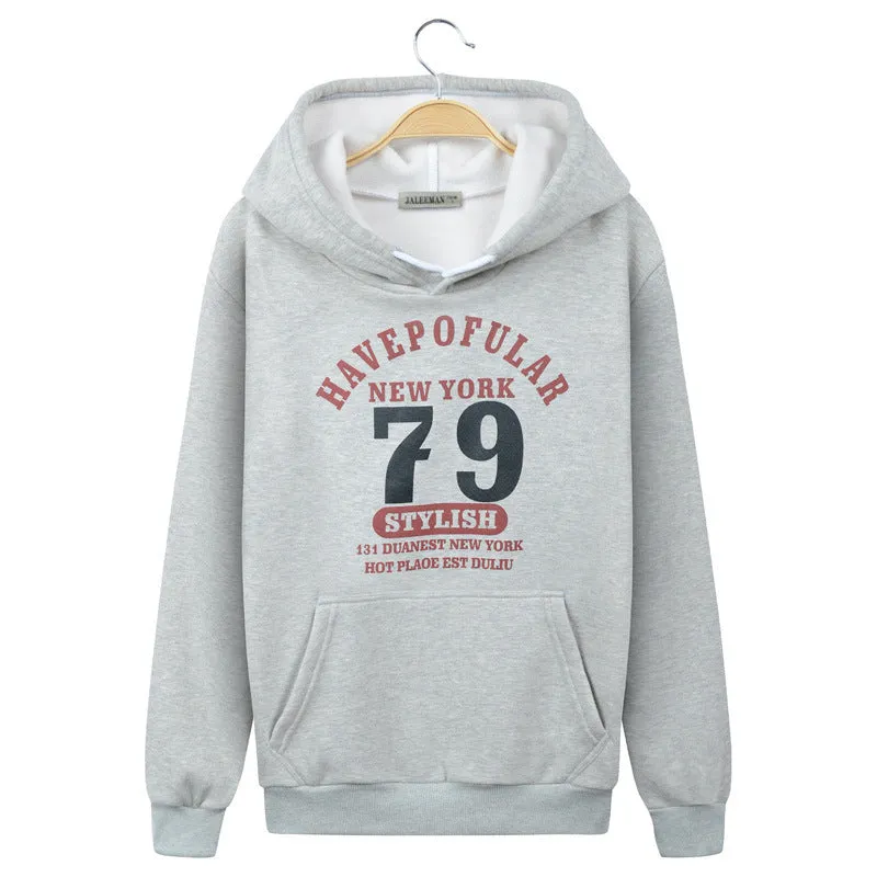 Basketball Hoodies - Solid Color HAVEPOFULAR Series Fashion Fleece Hoodie