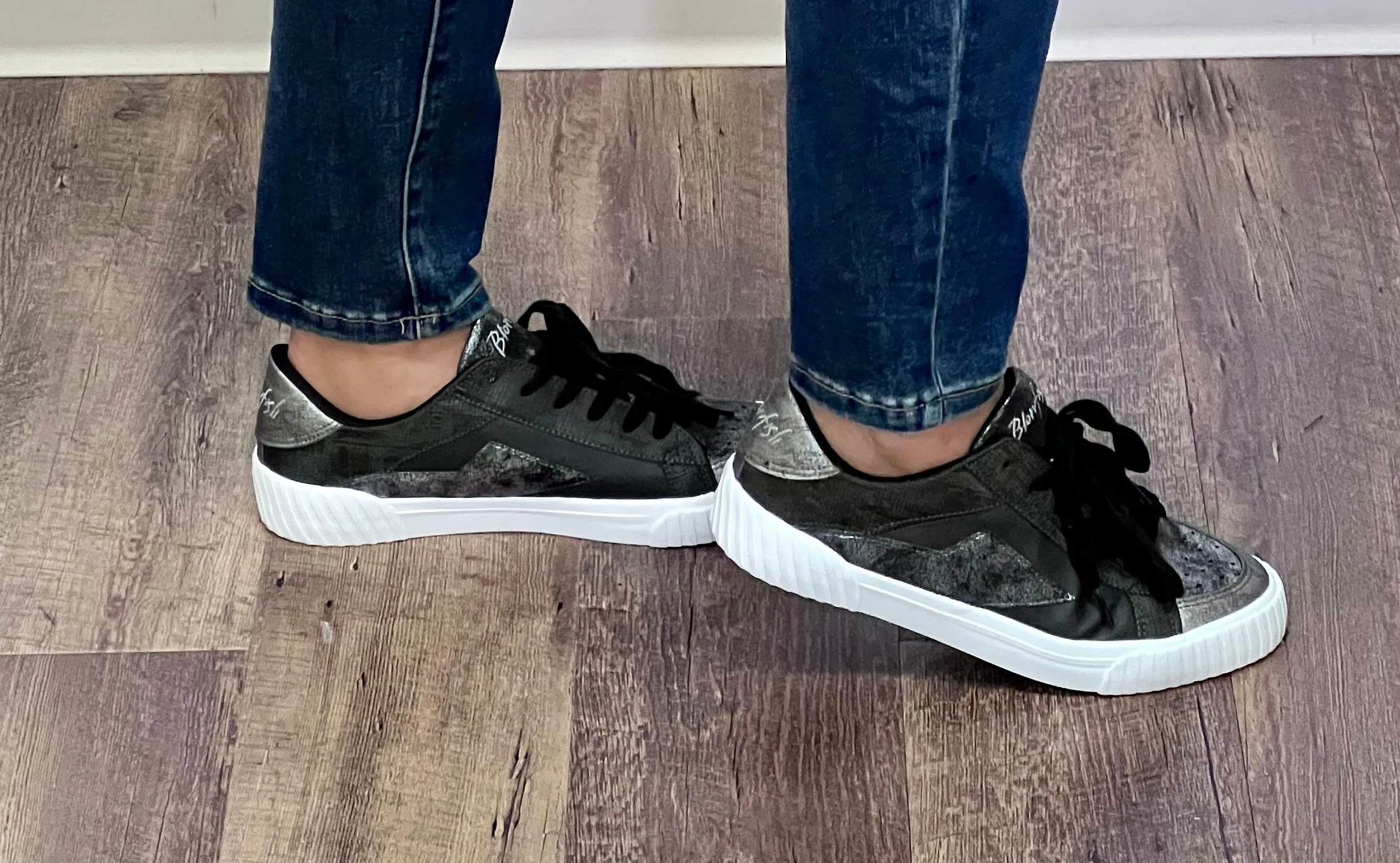 Blowfish Willa In Black Shimmer FINAL SALE