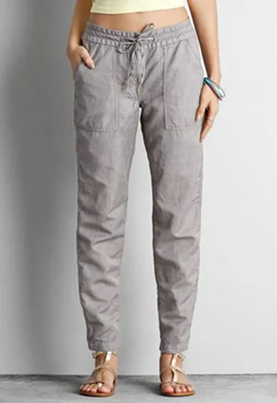 CORINA linen pants
