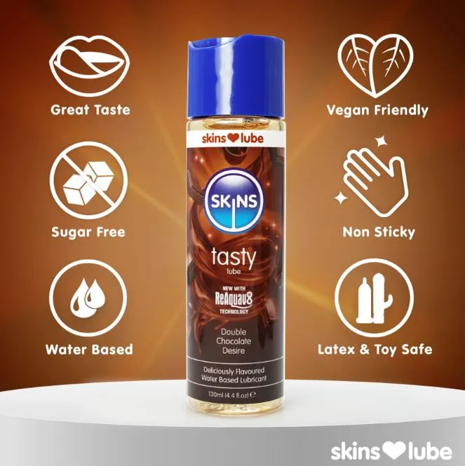 Skins Double Chocolate Desire Water-Based Lubricant 130ml