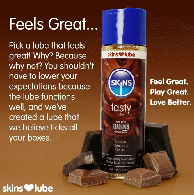 Skins Double Chocolate Desire Water-Based Lubricant 130ml