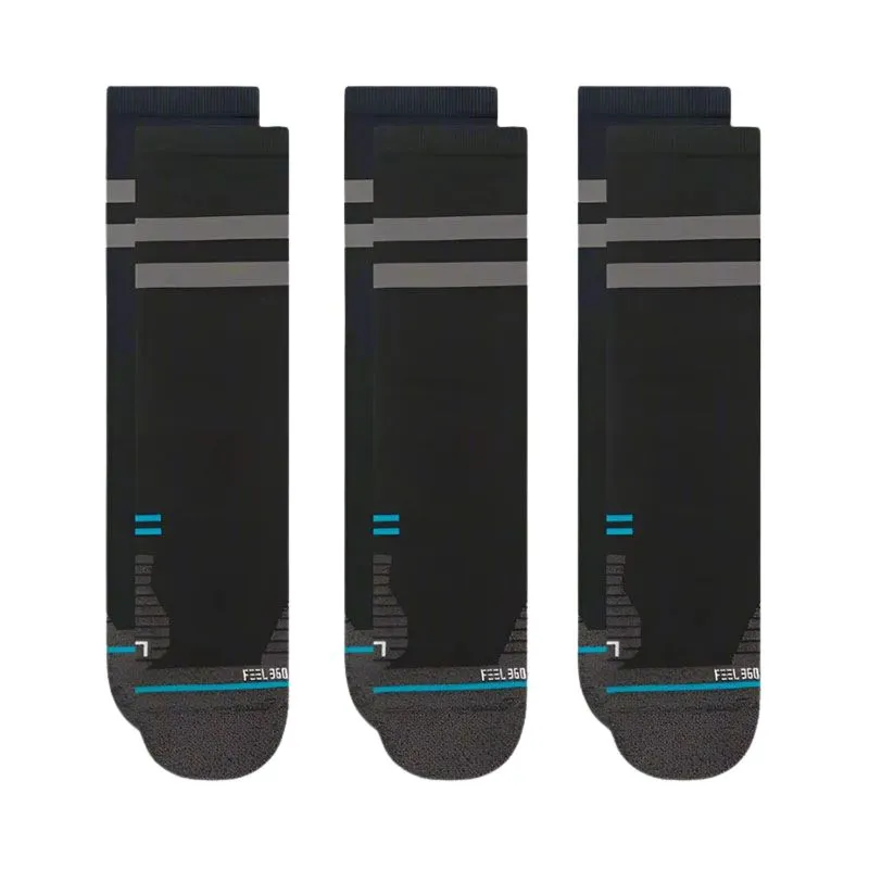 STANCE RUN LIGHT CREW 3-PACK SOCKS